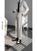 Pantalones para Hombre 2024 Nápoles Primavera y Otoño Sueltos Rectos Largos Hasta el Suelo Casual Versátil Pantalones Largos Ligeros de Negocios