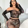 Ropa Íntima Erótica de Tallas Grandes Europea y Americana Yuedie Ropa de Red Transfronteriza Nueva Encaje Rosa Uniforme Sexy de Provocación Yd251211