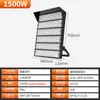 Holofote LED de Alta Potência Transfronteiriço para Exterior Quadrado Dock Holofote Potência Total Alto Brilho 1200W Luz de Projeção