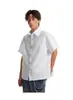 Camisa de Manga Corta Texturizada Estilo Old Money para Hombre, Verano Retro Americano Cleanfit Holgada Lujo Manga Raglán