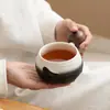 Taza de Té de Cerámica de Panda Taza para Oficina en Casa con Tapa Filtro Taza Linda para Separación de Té para Mujeres