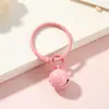 Llavero de Campana Metálica Color Caramelo Macaron Anillo Esmaltado Multicolor Accesorios Colgantes para Bolsos Hechos a Mano DIY