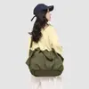 Bolso Cruzado de Hombro Casual y Sencillo, Versátil, Ligero, Gran Capacidad, Elegante Bolso Tote con Cierre de Cordón Nuevo para Viajes