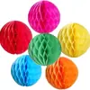 Flor de Papel Decorativa para Teto de Janela Bola de Flor Puxar Flor Bola de Favo de Mel Lanterna Casamento Sala de Casamento Layout de Festa de Aniversário
