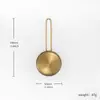¡Wow! Juego de Tazas y Cucharas Medidoras de Acero Inoxidable, Cuchara Medidora para Condimentos, Juego para Hornear Dorado con Recubrimiento de Titanio, Taza Medidora con Escala