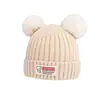 Gorro de lana tejido para niños coreanos, caricatura linda, invierno, para niños y niñas, gorro de invierno para bebé, gorro cálido con protección para las orejas