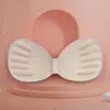 Almohadillas de sujetador de masaje de una pieza, transpirables y sin costuras, ropa interior deportiva, ropa de yoga, copas moldeadas de repuesto, almohadillas de sujetador camisola de espalda hermosa