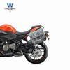El lobo de coche musculoso es adecuado para Qianjiang race 400 borde lateral embalaje casco medio casco casco completo con bloqueo soporte de liberación rápida modificado