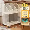 Estante de mesa móvel rack de armazenamento de mochila sob a mesa carrinho de lanches multicamadas prateleira de armazenamento de livros para mesa de escritório