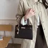 Moda Elegante 2026 Otoño Nuevo Bolso de Mano Simple Estilo Occidental Bolso de Hombro Único Bolso Cuadrado Retro Bolso Cruzado para Mujer