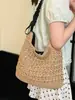 Bolso Tejido Artístico Transfronterizo para Mujer 2026 Nuevo Estilo Estilo Vacaciones en la Playa Bolso de Hombro Cruzado Gran Capacidad Bolso de Mano para Viajes
