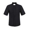 [En Stock] Camisa de Disfraz de Role-Playing Misionero de Halloween Sacerdote Cosplay Manga Corta Negra