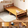Cama Dobrável de Bambu para Adultos, Adequada para Uso Doméstico, Cama de Sesta, Cama de Sesta Simples para Apartamentos de Aluguel, Apartamentos Pequenos, Cama Extra de Hotel