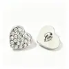 Botón con Perla y Strass en Forma de Corazón Cosido a Mano Botón de Perla de Puntos Corazón de Amor Botones con Puntos de Aceite Dorado Sensación de Alta Gama Accesorio de Alta Calidad