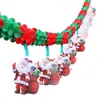 Tiendas navideñas transfronterizas flor de papel de panal colgante de cinta para personas mayores decoración de aula de jardín de infantes colgante decoración