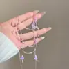 Nuevo Diseño Versátil Collar de Nicho con Cuentas de Mariposa, Hermoso, Exquisito, Único y de Alta Gama Collar Apilado con Borlas