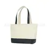Bolsa de Mão Elegante Spliced em Papel Dupont, Bolsa de Compras Tyvek Ecológica e Biodegradável, Bolsa de Ombro Tyvek Personalizada