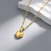 Conjunto de colar e pulseira de aço titânio com coração transfronteiriço europeu e americano para mulheres, joias de corrente para clavícula em forma de coração de luxo leve de nicho de alta qualidade