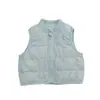 Ropa de plumón de invierno Chaleco cálido a prueba de frío Nuevo estilo coreano 2025 Ropa exterior cálida para bebé Chaleco versátil para hombres y mujeres