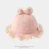 Sombrero de Sol para Niñas con Lazo Dulce 2025 Comercio Exterior Otoño Sombrero de Pescador para Niños Estilo Japonés y Coreano Sombrero de Cubo Princesa Lolita