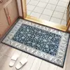 Alfombrillas de Piso Estilo Persa Retro Transfronterizas, Felpudos a Prueba de Polvo para el Recibidor, Alfombras de Fácil Cuidado para la Sala de Estar, Felpudos Absorbentes para el Baño