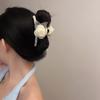 Camellia verano nuevo clip de cabeza trasera de tiburón clip de cabeza de placa de agarre estilo Chanel