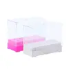 Caixa de Armazenamento com 10 Furos para Brocas de Unha com Tampa Transparente à Prova de Poeira, Suporte de Exibição de Armazenamento para Brocas de Polimento de Unha, Ferramentas para Unhas