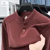 Sudadera Gruesa y Cálida para Hombre Grafeno Auto-Calentable Terciopelo Catiónico Sencilla y Moderna Nueva Sudadera de Hombre Otoño e Invierno