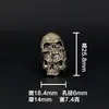 Colgante de Cuchillo Calavera Calavera Paracord EDC Colgante Sin Cable Estilo Divertido Creativo Calavera Artesanías de Metal