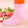 Calcetines de Verano para Niños Color Caramelo Transpirables de Algodón Malla Fina Calcetines Lisos de Color Sólido para Niños y Niñas Venta al por Mayor