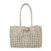 Bolsa Feminina de Ombro Único Estilo Novo Japão Coreia Verão Floresta Fofa Nicho Bolsa de Mão Design Vazado Bolsa de Axila Bolsa Saco Feminina