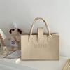 Celebridade da Internet Bolsa de Feltro Urso Bolsa de Ombro Bolsa de Mão para Lembrança Tablet Celular Laptop Lancheira Bolsa para Cosméticos