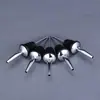 Acero inoxidable plástico boquilla de vino mezclador de vino deflector de plástico dispensador de vino tapón de vino tapón de botella de vino silicona