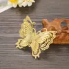 Material para Horquilla DIY Mariposa Metálica Multicapa Accesorios para Joyería DIY Corona de Fénix Novia Traje Antiguo Flor de Palacio Flor Estéreo