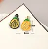 Misturado 67 Óleo Pingando Liga Desenho Animado Fruta Abacaxi Morango Pingente Pingente DIY Pulseira Colar Acessórios