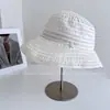 Sombrero de Cubo con Visera Bloque de Color Estilo Hepburn para Mujer, Sombrero de Tela para Protección Solar de Verano, Sombrero de Tela Plegable para Viajes al Aire Libre