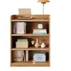 Estantería de Madera Maciza Estante de Almacenamiento Gabinete Modular de Combinación Libre para el Hogar Librero Bajo de Pie para Sala de Estar Gabinete de Rejilla de Pared
