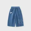 Pantalones para Niños DUUDUU 2026 Estilo Nuevo Bebé Dibujos Animados Osito Pantalones de Pierna Ancha Niños Sueltos Casuales Pantalones Largos de Pierna Recta