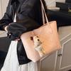 Bolso de Tote Trendy Estilo Coreano para Mujer 2026 Nueva Moda Versátil Gran Capacidad Bolso de Hombro Simple Casual para Viaje Bolso de Mujer