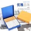 Superventas Aleación de Aluminio Humo Grueso Paquete de 20 Creativo Estuche Plegable para Cigarrillos Ultradelgado Compresión Resistente a la Humedad Patrón de Logo Imprimible