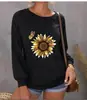 2020wish ebay Comercio Exterior manga corta Europeo y Americano crisantemo huellas de deseo impresas Cuello redondo baño Cuello redondo cuello