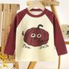Roupa Infantil Outono e Inverno Algodão Puro Roupa Íntima Infantil Camada Base Manga Longa Roupa Térmica Manga Longa Gola Meia-Alta Peça Única Atacado