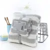 Toalla de baño a cuadros con diseño de piña de terciopelo coral de punto por urdimbre, toalla para madre e hijo, toalla de baño gruesa, absorbente, de secado rápido, entrega de una pieza