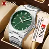 Reloj Oufani Sencillo para Hombre Moda Casual Luminoso Resistente al Agua Cuarzo Calendario Único Negocios Tres Manecillas Transfronterizo
