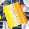 Un gran número de pajitas de papel desechables al por mayor en stock pajita de papel degradable serie naranja
