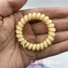 Pulsera de teléfono de línea espiral ancha elástica de plástico directo de fábrica, color gelatina, llavero con anillo de resorte, accesorios para pulsera de mano