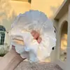 Gravata de Cabelo Elegante e Suave Estilo Coreano 2025 para Mulheres, Nova Faixa de Cabelo de Renda para Penteados de Coque, Acessório de Cabelo