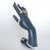 Suporte de colar modelo retrato suporte de joias suporte de brincos mão orelha anel suporte de exibição de joias anel pulseira rack de armazenamento de acessórios