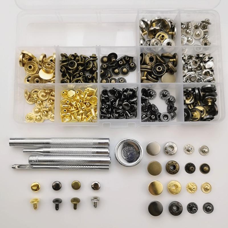 120套四合扣和铆钉盒装