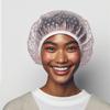 Touca de banho espessada para mulheres, à prova d'água, banho doméstico, touca de cabelo seco, rápida, universal, descartável, PEVA, fábrica transfronteiriça